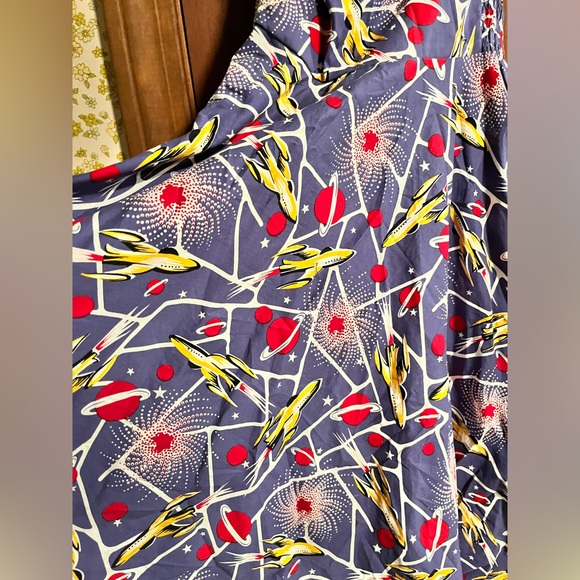 Trashy Diva Trixie Rock Print Dress - Picture 5 of 7